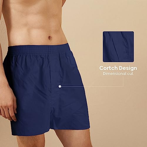 Natural Feelings Classic Boxers Shorts Cotton Woven Mens Underwear Boxers Pack3