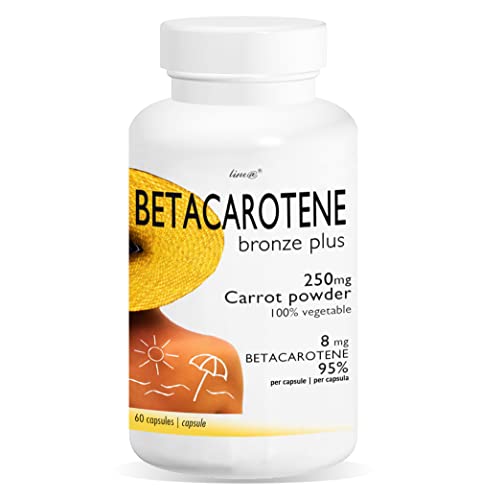 BETACAROTENE BRONZE PLUS Line@Diet - 2 MESI di trattamento - 60 CAPSULE - per prolungare e mantenere l'abbronzatura