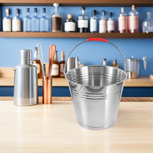 Seau à eau portable avec poignée robuste pour jardin et fêtes - 5