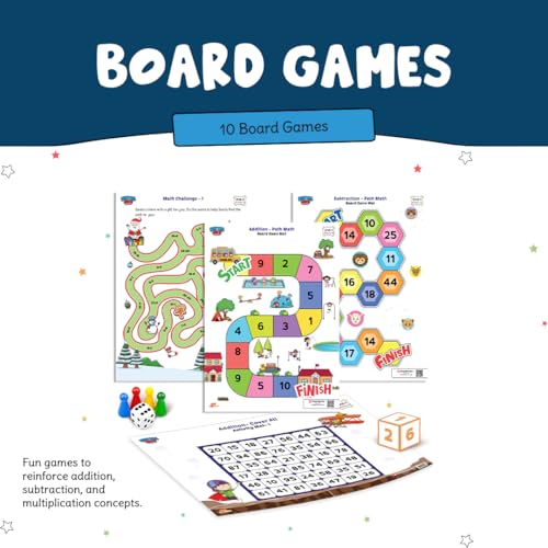 Image of ClassMonitor Senior Mental Math Kit for Ages 6+ | Challenging Math Activities for Kids | 180+ Activities| Boosts Numeracy and Logical Thinking | Developed by Expert Educators and Mathematicians