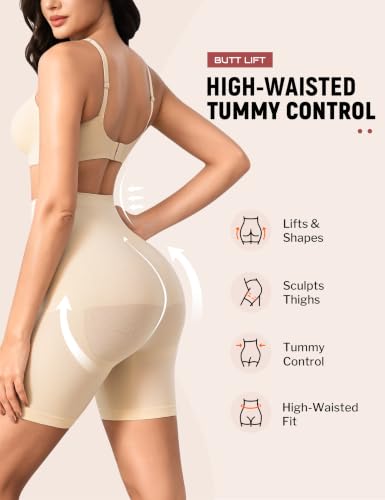 Shapewear Tummy Control Shorts for Women High Waisted Shapewear Shorts Tummy Control - image 2