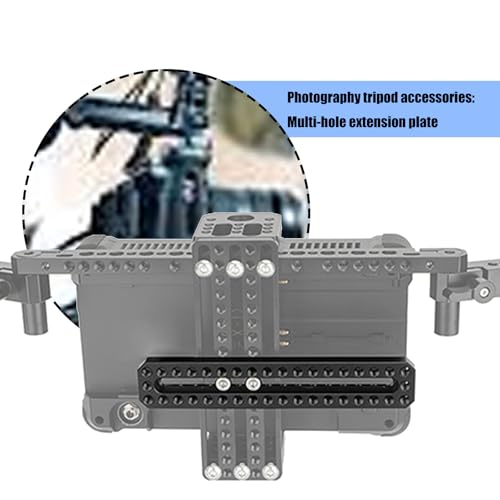 Image of Lightweight Camera Base Plate Extended Cheese Plate Feature Multi Device Mounting Slots For DSLR Video Equipment Quick Install Photography Expansion Board