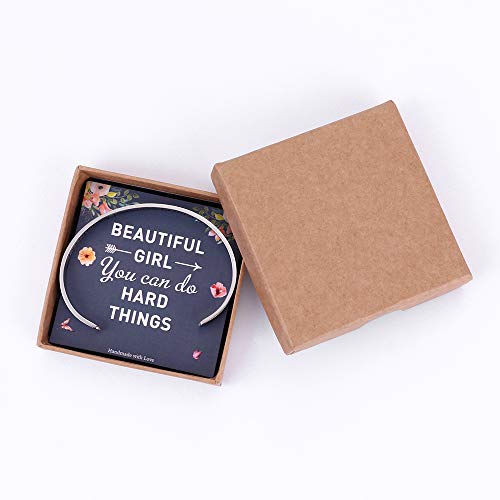 M MOOHAM Bracelets for Women Girls, Mantra Bracelet Funny Inspirational Jewelry Gifts for Best Friend, Mom, Daughter, Son, Sister, Niece Birthday Mothers Day Present Come Gift Box3