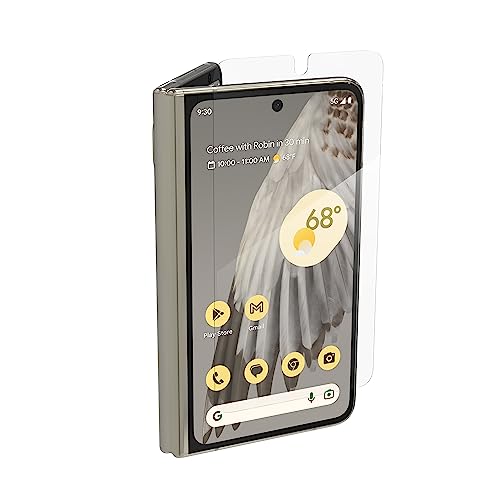 ZAGG InvisibleShield Glass Elite Google Pixel Fold Screen Protector - Superior Impact & Scratch Protection with Fingerprint-Resistant Finish and ClearPrint Technology