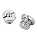 Stainless Steel Flanged Ball Plungers Set, M5x5 Threaded Spring Plungers, 5-Piece Mechanical Device Fasteners for Industrial Equipment