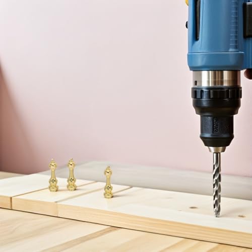 Conectores metálicos dorados Cabilock para barandilla de muebles y soportes duraderos de 4 mm 5