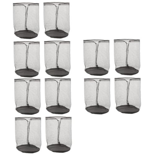 NOLITOY 3sets Cone Drawstring Bag Mesh Pouch for Yoga Mat Sports Bag Drawstring 4pcs*3