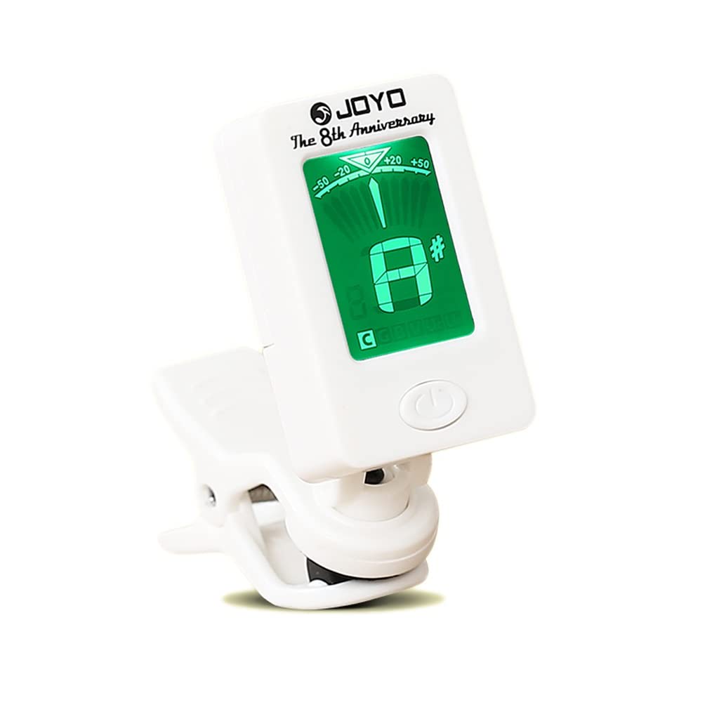 Tuner de guitare ukulélé RJJ blanc pour accorder facilement en public