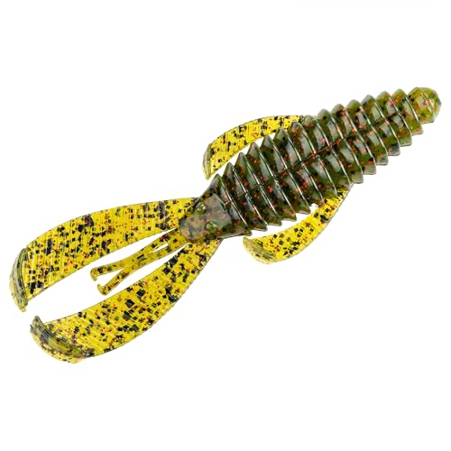 Strike King (RGMBUG45-18) Rage Magnum Bug 4.5 Fishing Lure 18 - Watermelon Seed with Red Flake 4.5 Flanges for Consistent Subtle Action