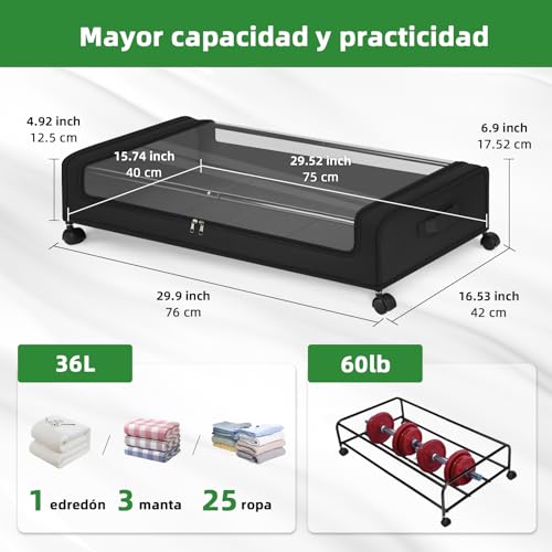 La Mejor review de Cajón bajo cama listamos los 10 mejores. 14 Imagen adicional