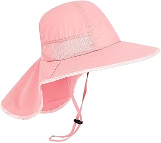 Anchos niños para niños Sol Gorro para niños Capa Cubierta de Verano de Verano Moda de Viaje al Aire Libre