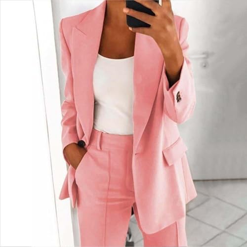 Business Casual Outfits for Women Dressy Pant Suits Two Piece Outfits Classy Professional Clothes Office Work Sets2