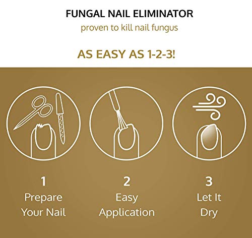 Nail & Toenail Fungus Treatment - Fungal Nail Eliminator with Tolnaftate formulated by Physician to Cure Athlete's Foot Therapy & Infected Toe Nails Fungus, Best Anti-fungal Finger-nail Treat-ment - Thumbnail 5