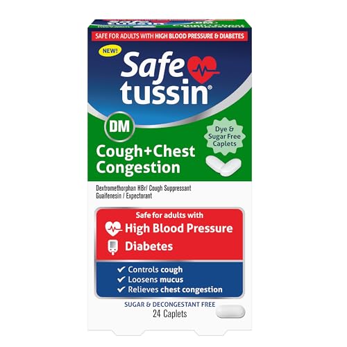 Safetussin DM Non-Drowsy Cough & Chest Congestion Caplets 24ct