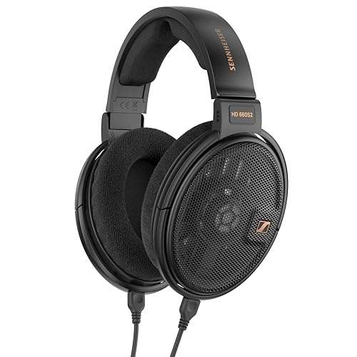 Sennheiser HD 660S2 - Kabelgebundener Audiophile Stereo-Kopfhörer mit kraftvollem Subbass, optimiertem Surround-Sound und verbessertem Schallwandler-Airflow, Magnetsystem und Schwingspule – Schwarz