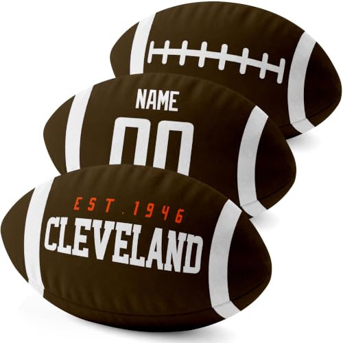 Image of ANTKING Cleveland Throw Pillow 2 Packs Custom Name Number Gifts