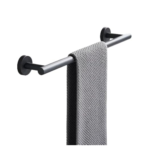 Generic Bathroom Towel Bar Matte Silver 24 Inch Towel Rack Stainless Steel Bathroom Towel Holder for Bathroom Wall Mounted Modern Home Decor Towel Rod