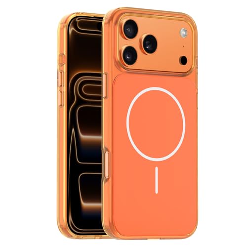 Coque iPhone 17 Pro antichoc givrée pour chargeur magnétique sans fil