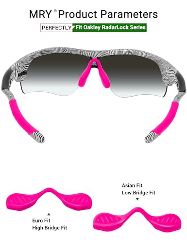Image of Mryok Replacement Earsocks Nosepieces Kits for Oakley RadarLock Path /RadarLock XL /RadarLock Edge /RadarLock Pitch - Options