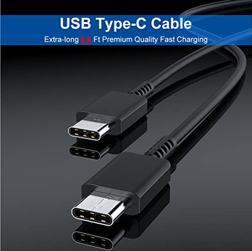 Super Fast Usb Type C Charger Kit Compatible Android Phone Samsung Galaxy S22, S22 Plus, S20 / S21 Ultra Plus 5G, Note 20 / Note 10 Plus/S9/S8/S10E/S10, Pixel 6 Pro, 25W Pd Wall Power Adapter & Cable #TOP2