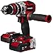 Einhell TE-CD 18 Li-i BL Kit Trapano avvitatore a percussione Power X-Change (mandrino 13 mm, foratura 10 mm, incl. 2 batterie da 2,0 Ah, caricabatterie e valigetta)