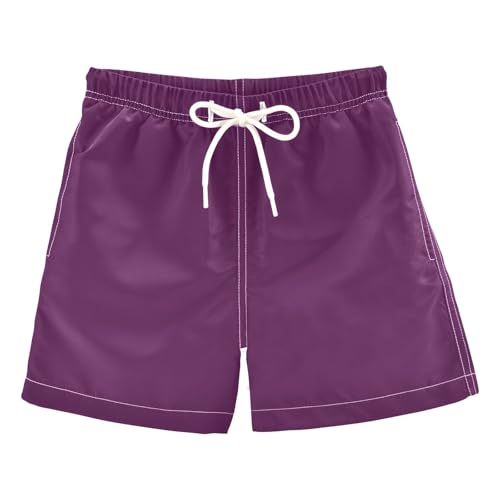 Luxury Purple Boys Short Swim Trunks, Baby Swim Shorts 2T