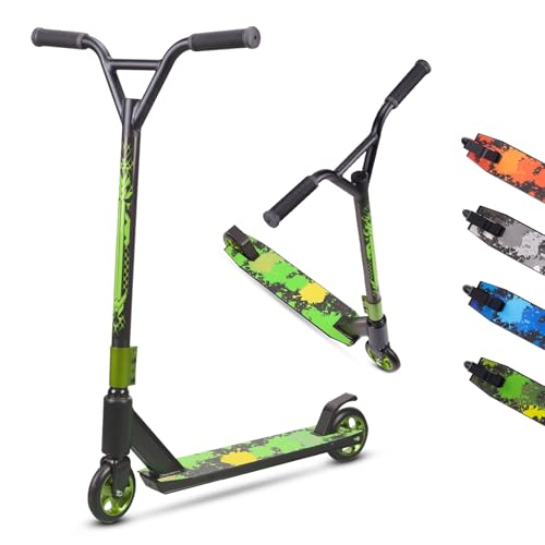 MEE GOO Pro Freestyle Stunt Scooter Trick Scooter Lightweight Alloy Deck with...