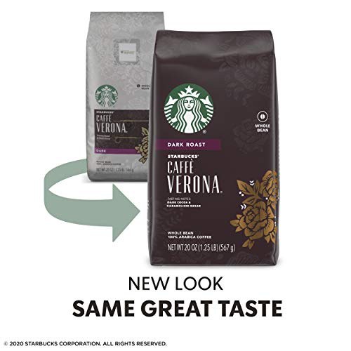 Starbucks Dark Roast Ground Coffee — Caffè Verona — 100% Arabica — 1 bag (20 oz.)