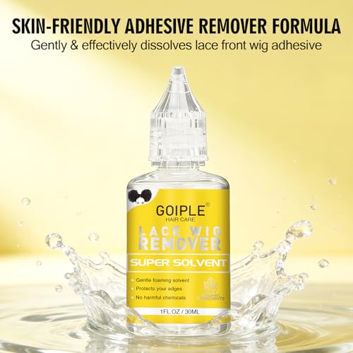 Goiple Fast Acting Tape in Extension Remover for Tape-in Hair Extensions, Wig Glue, Lace Adhsive and Double-Sided Extension Tapes | Hair Extensions Adhesive Remover for All Hair Tapes (3PCS) - Thumbnail 2