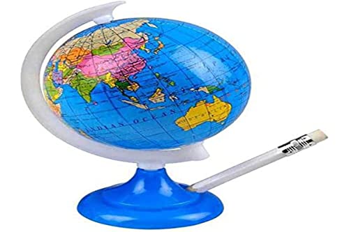Amazon | 地球儀鉛筆削り、直径:8cm、高さ13cm | 地球儀 | 文房具