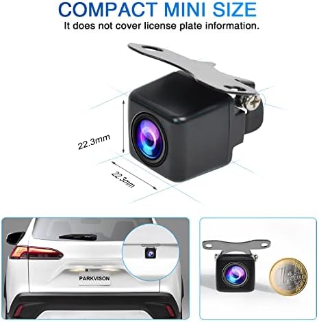 PARKVISION Reversing Camera Car Backup Camera Bracket Style IP68 Waterproof Rear View Camera Front View Camera, PAL TV System with Parking Line Optional[PJ-116S]