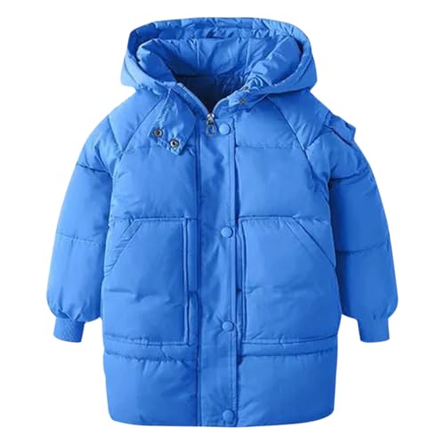 Veste matelassée enfant coupe-vent doudoune légère avec poches et capuche protectrice