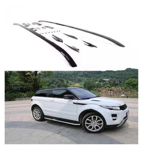 Barres de toit pour Range Rover Evoque 2011-2019 noir et argent - 4