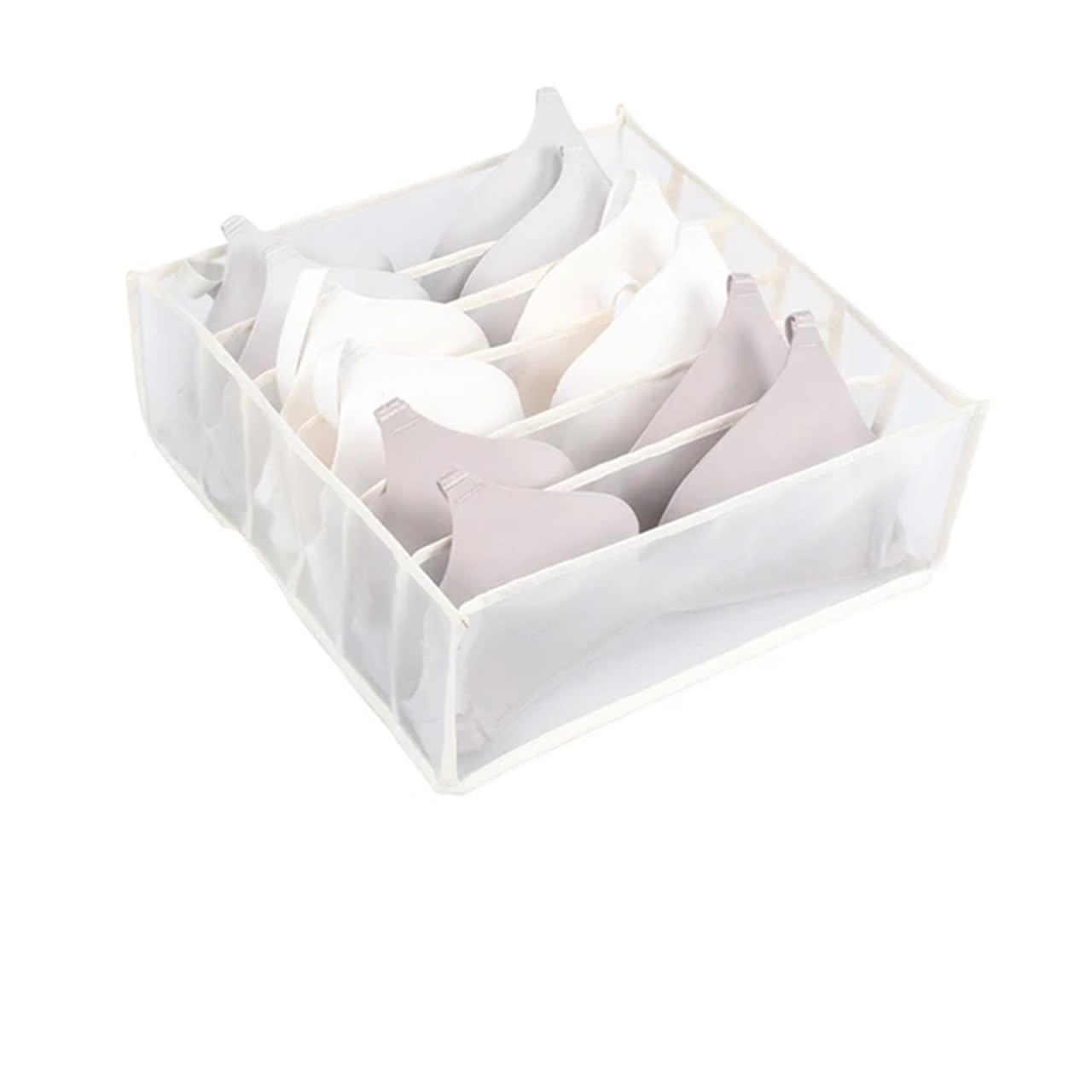 MRKU Boîte de Rangement pour sous-vêtements, Chaussettes et Soutiens-Gorge, Lavable, pour Placard, Pantalons, Foulards, Jeans et vêtements.
