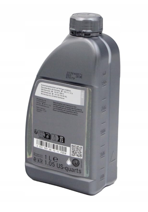 Amazon.com: Genuine Mercedes Engine Oil (5W-40) 1 Quart, (Pack of