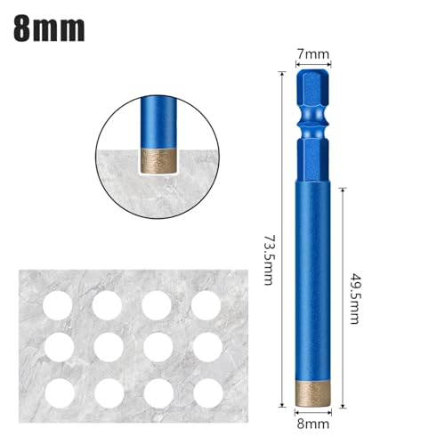 Foret diamanté carrelage robuste pour percer le marbre et verre - 2