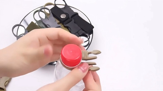 Portaborraccia A Clip - 2 Pezzi Con Moschettone, Per Cintura O Zaino