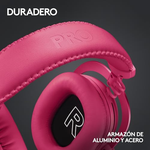 Miniatura 8 de Logitech G Pro X 2 Lightspeed Auriculares Gaming Inalámbricos, Mic. Brazo Desmont., Transductores Grafeno 50mm, Dts:X 2.0-7.1 Surround, Bluetooth Usb 3.5mm Aux, Pc, Ps5, Ps4, Nintendo Switch, Magenta