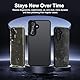 QHOHQ Hülle für Samsung Galaxy A56 5G / A36 5G mit 2 Stück Panzer Glas, [Militärstandard Schutz] Handyhülle, Transluzente Matt Rückseite Schutzhülle Case, Anti-Fingerabdruck, Kratzfest - Schwarz