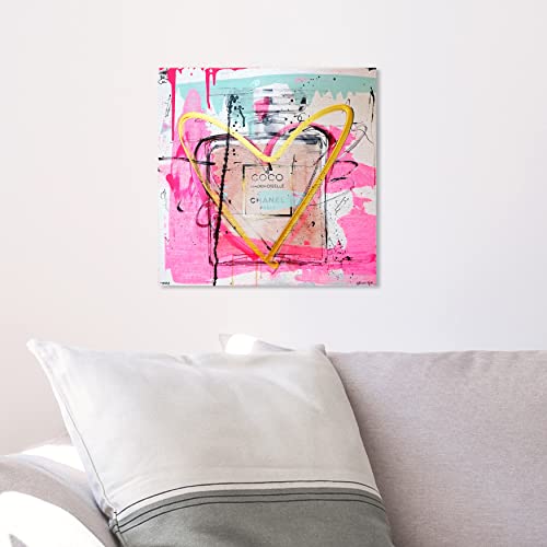 The Oliver Gal Artist Co. Fashion And Glam Wall Art Canvas Prints 'Mademoiselle Remix' Home Décor, 12X12 #TOP3