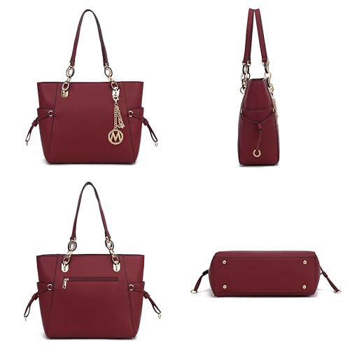 Image of MKF Collection Women's Tote Bag With Wristlet Wallet Bag, Vegan Leather Handbag Purse Set by Mia K