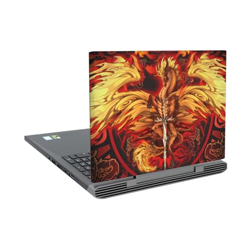 Autocollant dragon Dell Inspiron 15 7000 pour bureau gamer