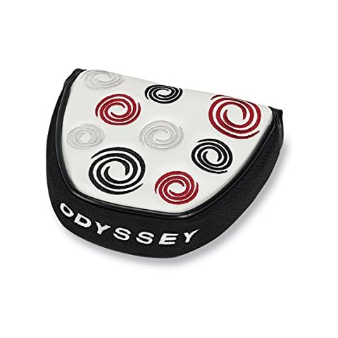Odyssey Golf Mallet Putter Headcover, White Cover