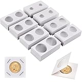Aptbyte Coin Flips 400Pcs 8 Assorted Sizes, 2x2 inch Coin Holders Cardboard Collection Supplies Albu