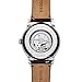 Fossil Men's Townsman 44mm Automatic Watches for Men, Skeleton Watch, Stainless Steel and Leather, Color: Silver, Brown, Blue (Model ME3110)