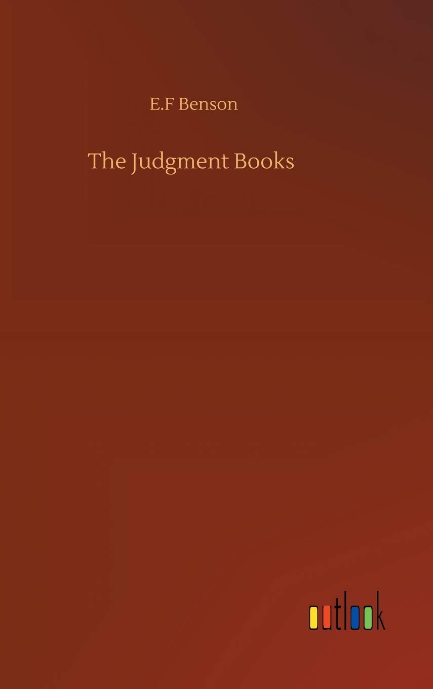 The Judgment Books by E F Benson HARDBACK 9783752395686