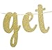Qttier Jungle Theme Birthday Banner, Gold, 117