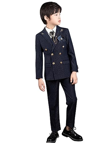Costume à rayures garçon pour mariage et grande réception officielle en famille