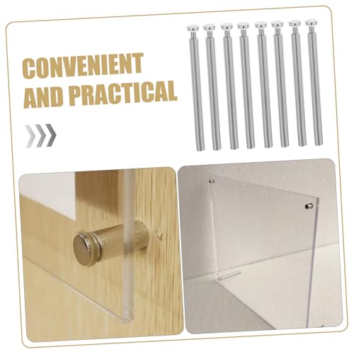 Image of TEHAUX 20-Pack Photo Frame Screw Set *6 * 80mm Wall Mount Hardware for Picture Frames Glass Screws Fasteners for Hanging Pictures