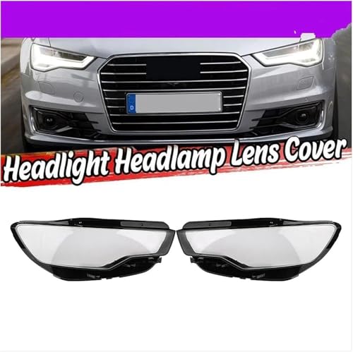 Cache phare droit Audi A6 C7 2013-2015 lentille transparente avant - 4